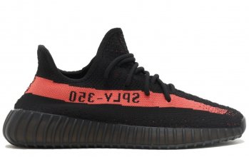 Yeezy 350 V2 - Core Black Red [High Quality Boost]