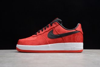 2019 Clot x Air Force 1 Low "1World" Red / White - 358701-601