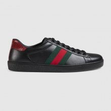 Gucci Ace Black Leather (