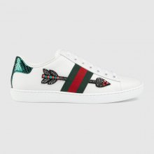 Gucci Ace Crystal Embroid
