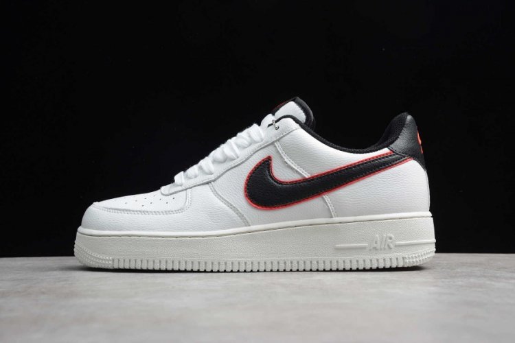 2019 Air Force 1 Low White / Black / Red - CJ6105-101 - Click Image to Close