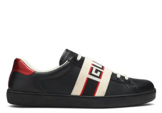 Gucci Ace Stripe (Black)